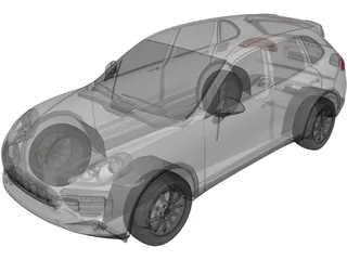 Porsche Cayenne (2011) 3D Model preview