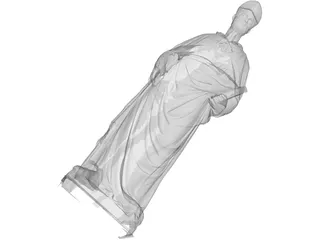 Classical Statue 3D Model preview