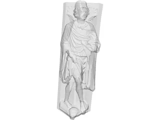 Classical Statue 3D Model preview
