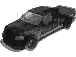 Saleen S331 Supercab (2008) 3D Model preview