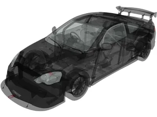 Honda Integra Mugen (2002) 3D Model preview