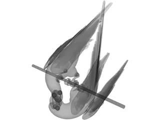 Parrots Macaws 3D Model preview
