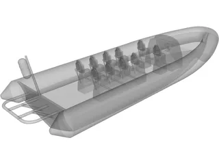RIB 10M 3D Model preview