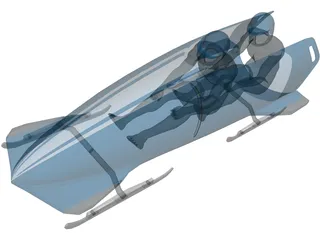 Bobsleigh 3D Model preview