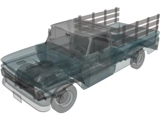 Chevrolet C10 Pickup 3D Model preview