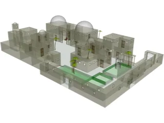 Persian City 3D Model preview