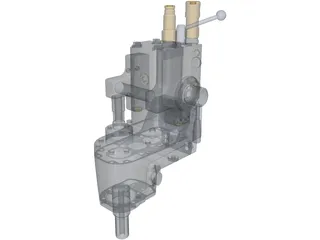 Husqvarna Drillmotor DM406 3D Model preview
