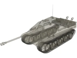 Jag Panther 3D Model preview