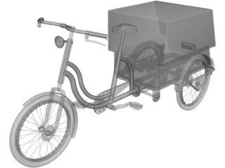TriCycle 3D Model preview