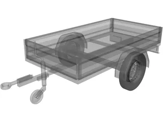 Trailer 3D Model preview
