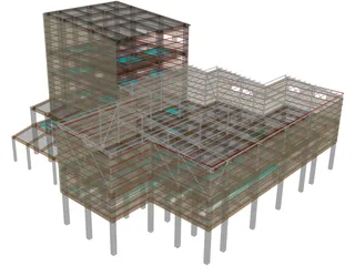Bargir Factory 3D Model preview