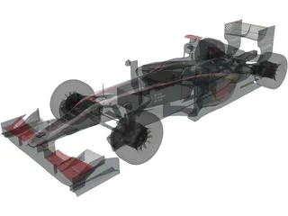 HRT F1 (2010) 3D Model preview