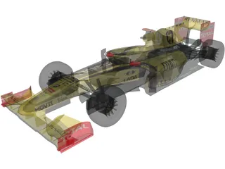 Renault R30 F1 (2010) 3D Model preview