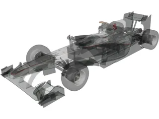 Sauber C29 F1 (2010) 3D Model preview