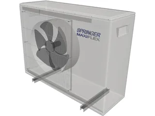 Air Conditioner 3D Model preview