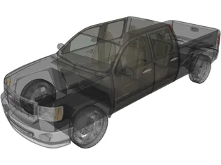 GMC Sierra (2007) 3D Model preview