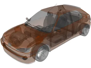 Peugeot 306 GTi 3D Model preview