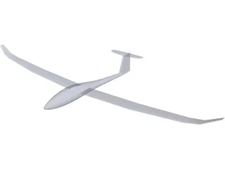 Discus 2 Glider 3D Model preview