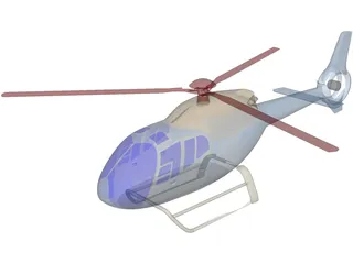 Eurocopter EC-120 Colibri 3D Model preview
