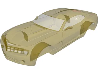 Chevrolet Camaro Body (2011) 3D Model preview