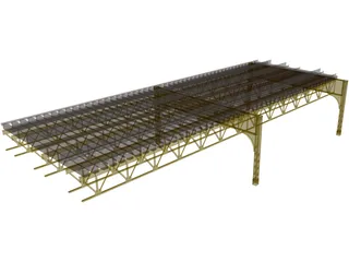 Chicago L-Track 3D Model preview
