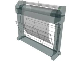 Plotter 3D Model preview