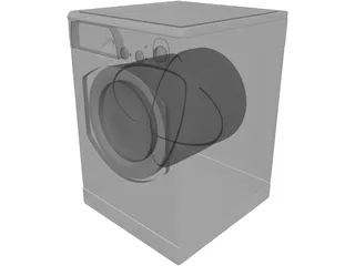 Washer 3D Model preview