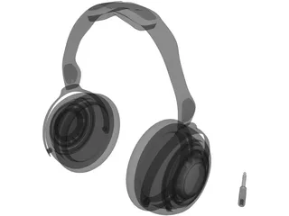 Headphones 3D Model preview