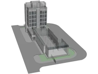 Post Office 3D Model preview