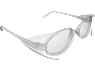 Sunglasses Skiglasses 3D Model preview