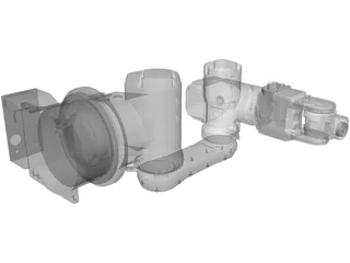 Epson PS3-AS0 6 Axis Robot 3D Model preview
