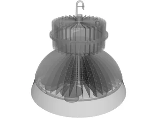 High Bay LED Light 3D Model preview