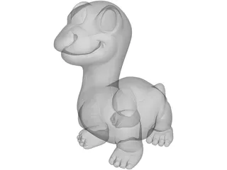 Dino 3D Model preview