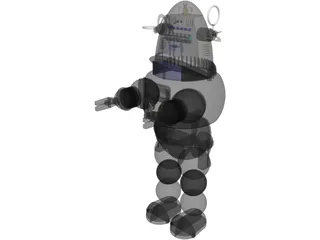 Robby the Robot 3D Model preview