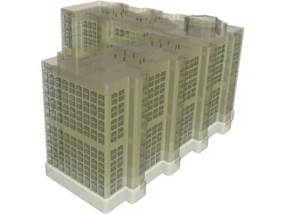 Municipal Building 3D Model preview