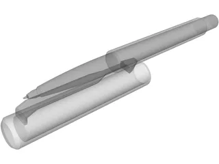 Parker Pen 3D Model preview