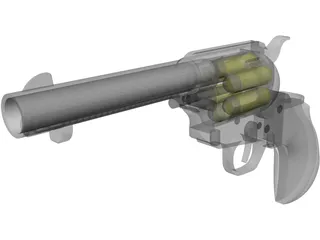 Colt Thunderer 5 Inch 3D Model preview