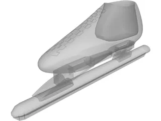 Olympic Colapse Skate 3D Model preview