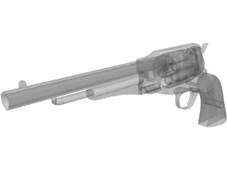 Remington 1858 3D Model preview