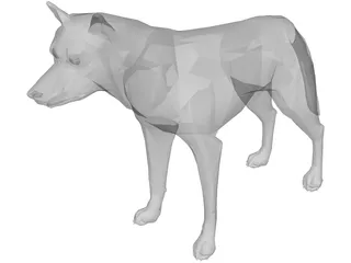 Coyote 3D Model preview