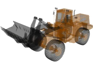 Loader 3D Model preview