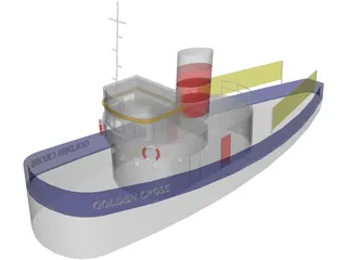 Tug 3D Model preview