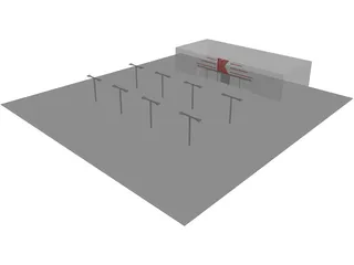 K-Mart Department Store 3D Model preview