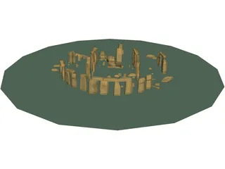Stonehenge 3D Model preview