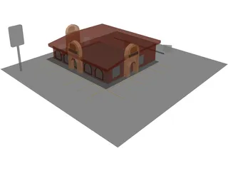 Taco Bell 3D Model preview