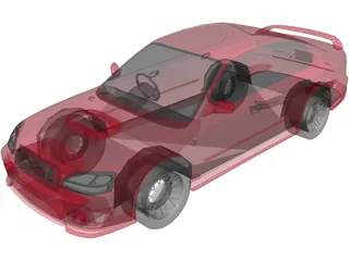 Subaru Legacy B4 3D Model preview
