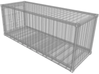 Container 3D Model preview