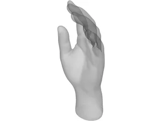 Hand 3D Model preview