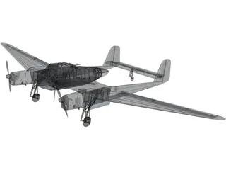 Focke-Wulf Fw 189 3D Model preview