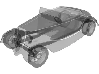 Old-Timer 3D Model preview
